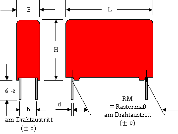 Maßzeichnung DC-LINK MKP 4 4-Draht